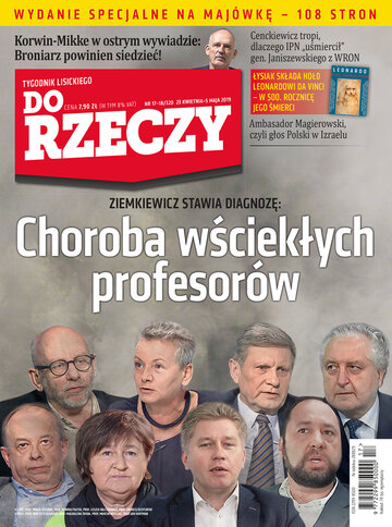 Okładka tygodnika „Do Rzeczy”, wydanie nr 17-18/2019 (320)