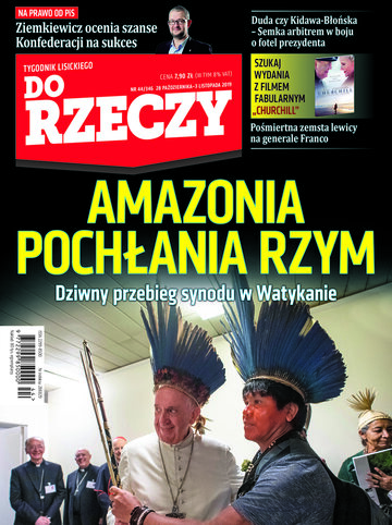 Okładka tygodnika „Do Rzeczy”, wydanie nr 44/2019 (346)