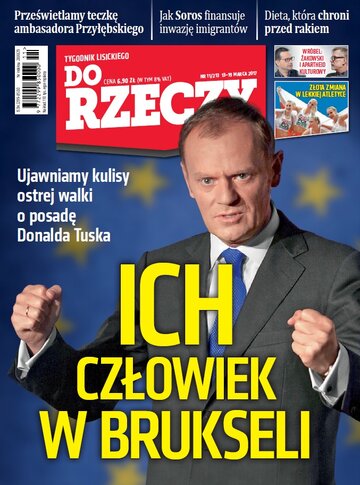 Okładka tygodnika „Do Rzeczy”, wydanie nr 11/2017 (213)