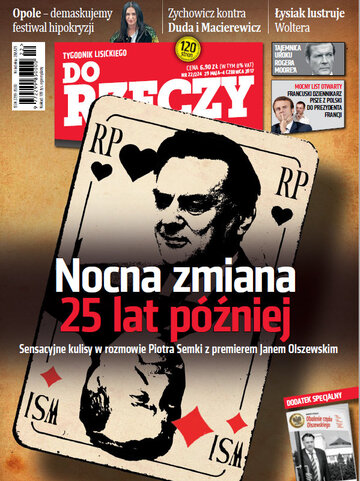 Okładka tygodnika „Do Rzeczy”, wydanie nr 22/2017 (224)