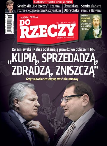 Okładka tygodnika „Do Rzeczy”, wydanie nr 28/2015 (127)