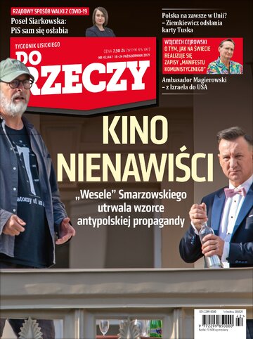 Okładka tygodnika „Do Rzeczy”, wydanie nr 42/2021 (447)