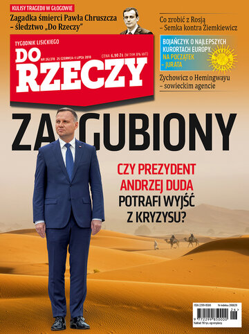 Okładka tygodnika „Do Rzeczy”, wydanie nr 26/2018 (278)