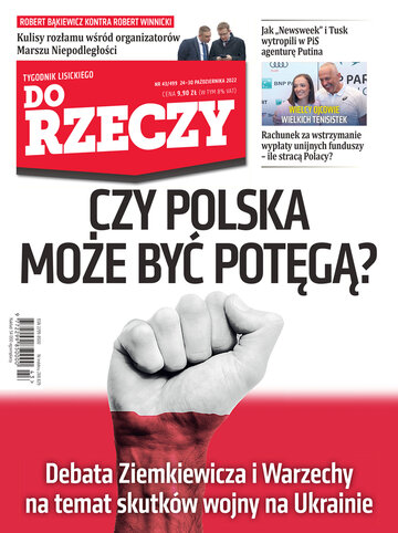 Okładka tygodnika „Do Rzeczy”, wydanie nr 43/2022 (499)