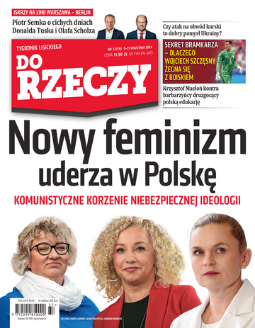 Okładka tygodnika „Do Rzeczy”, wydanie nr 37/2024 (595)