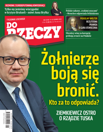 Okładka tygodnika „Do Rzeczy”, wydanie nr 25/2024 (583)