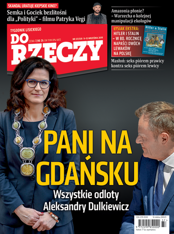 Okładka tygodnika „Do Rzeczy”, wydanie nr 37/2019 (339)