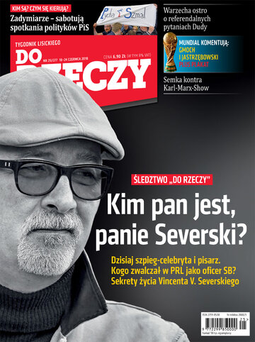 Okładka tygodnika „Do Rzeczy”, wydanie nr 25/2018 (277)