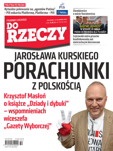 Okładka tygodnika „Do Rzeczy”, wydanie nr 50/2022 (506)