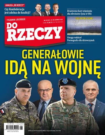 Okładka tygodnika „Do Rzeczy”, wydanie nr 26/2024 (584)