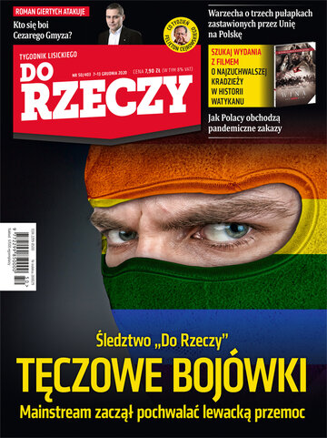 Okładka tygodnika „Do Rzeczy”, wydanie nr 50/2020 (403)