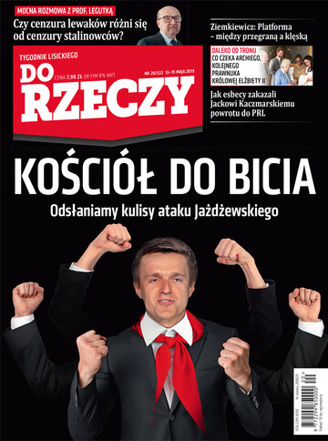 Okładka tygodnika „Do Rzeczy”, wydanie nr 20/2019 (322)