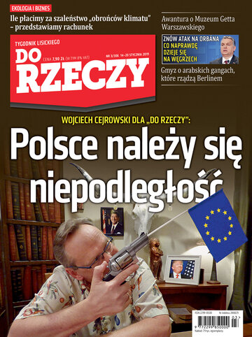 Okładka tygodnika „Do Rzeczy”, wydanie nr 3/2019 (306)