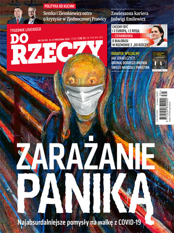 Okładka tygodnika „Do Rzeczy”, wydanie nr 39/2020 (392)