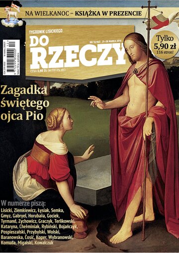 Okładka tygodnika „Do Rzeczy”, wydanie nr 12/2016 (163)