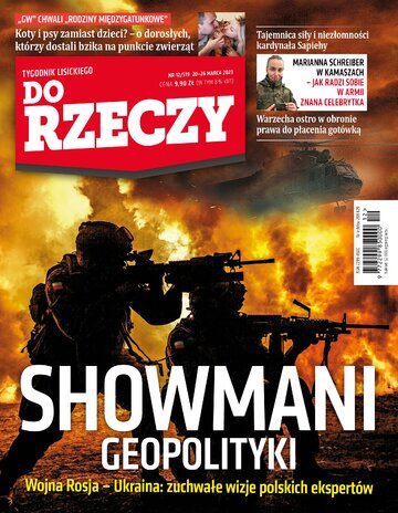 Okładka tygodnika „Do Rzeczy”, wydanie nr 12/2023 (519)