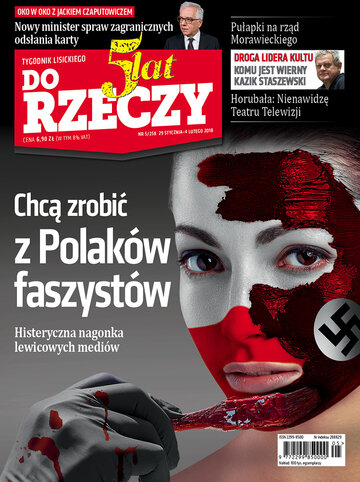 Okładka tygodnika „Do Rzeczy”, wydanie nr 5/2018 (258)