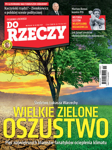 Okładka tygodnika „Do Rzeczy”, wydanie nr 19/2021 (424)