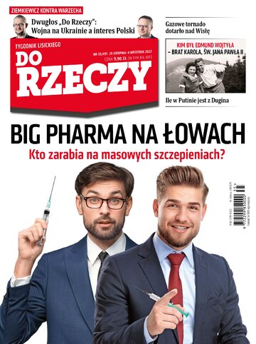 Okładka tygodnika „Do Rzeczy”, wydanie nr 35/2022 (491)