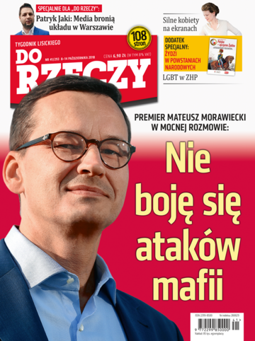 Okładka tygodnika „Do Rzeczy”, wydanie nr 41/2018 (293)