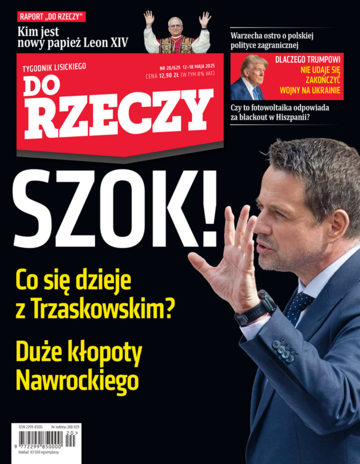 Okładka tygodnika „Do Rzeczy”, wydanie nr 20/2025 (629)