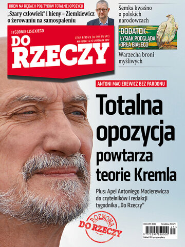 Okładka tygodnika „Do Rzeczy”, wydanie nr 45/2017 (247)