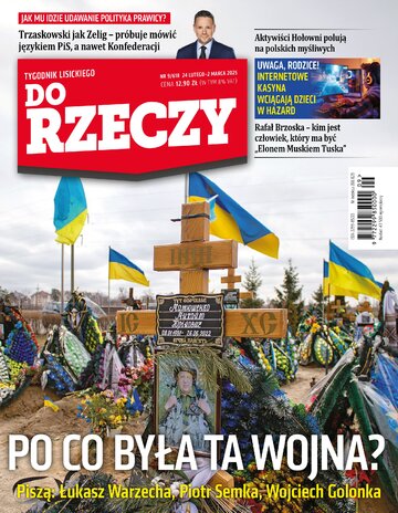 Okładka tygodnika „Do Rzeczy”, wydanie nr 9/2025 (618)