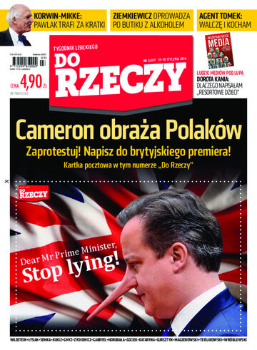 Okładka tygodnika „Do Rzeczy”, wydanie nr 3/2014 (51)