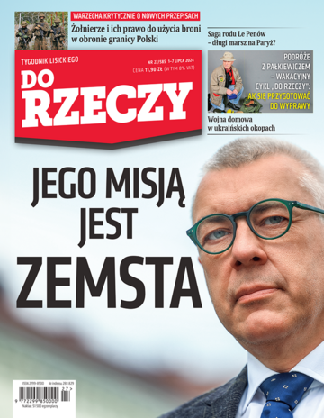 Okładka tygodnika „Do Rzeczy”, wydanie nr 27/2024 (585)