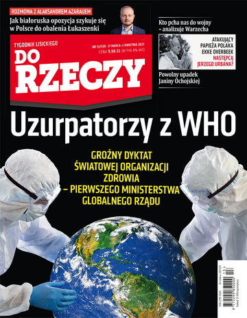 Okładka tygodnika „Do Rzeczy”, wydanie nr 13/2023 (520)