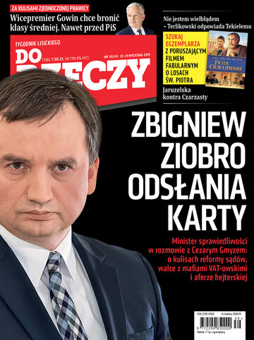 Okładka tygodnika „Do Rzeczy”, wydanie nr 39/2019 (341)