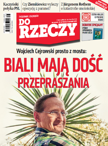 Okładka tygodnika „Do Rzeczy”, wydanie nr 48/2016 (199)