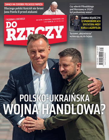 Okładka tygodnika „Do Rzeczy”, wydanie nr 39/2023 (546)