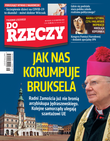 Okładka tygodnika „Do Rzeczy”, wydanie nr 16/2023 (523)