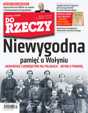 Okładka tygodnika „Do Rzeczy”, wydanie nr 27/2023 (534)