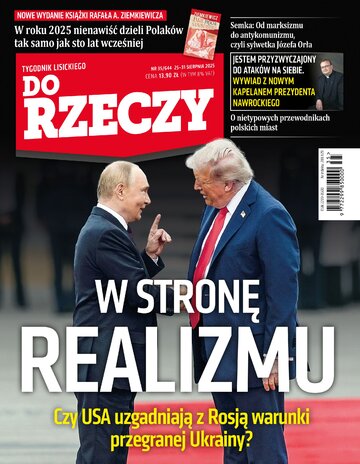 Okładka tygodnika „Do Rzeczy”, wydanie nr 35/2025 (644)