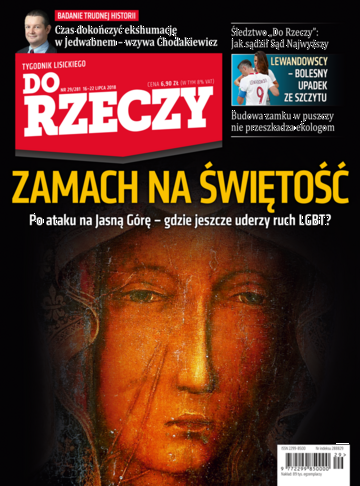 Okładka tygodnika „Do Rzeczy”, wydanie nr 29/2018 (281)