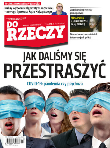 Okładka tygodnika „Do Rzeczy”, wydanie nr 23/2020 (376)