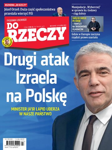 Okładka tygodnika „Do Rzeczy”, wydanie nr 27/2021 (432)