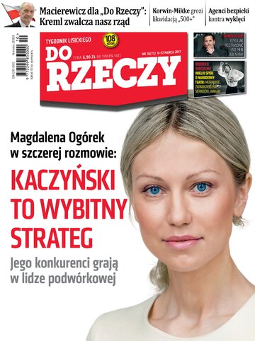 Okładka tygodnika „Do Rzeczy”, wydanie nr 10/2017 (212)