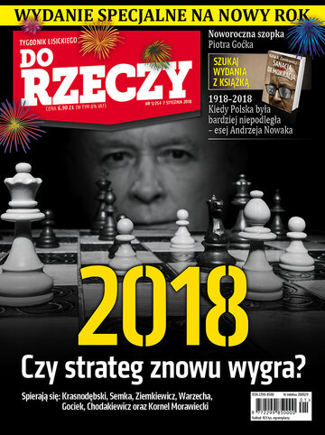 Okładka tygodnika „Do Rzeczy”, wydanie nr 1/2018 (254)