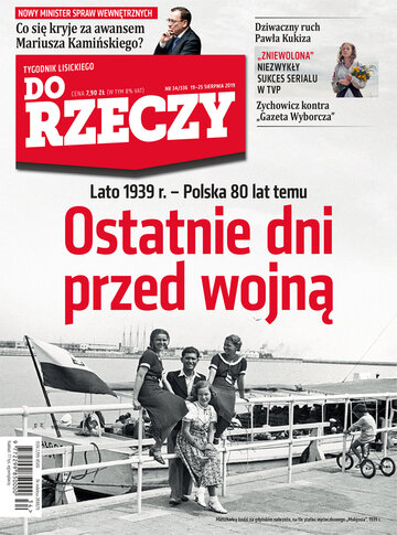 Okładka tygodnika „Do Rzeczy”, wydanie nr 34/2019 (336)