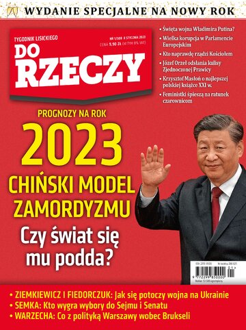 Okładka tygodnika „Do Rzeczy”, wydanie nr 1/2023 (508)