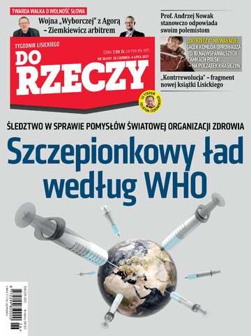 Okładka tygodnika „Do Rzeczy”, wydanie nr 26/2021 (431)