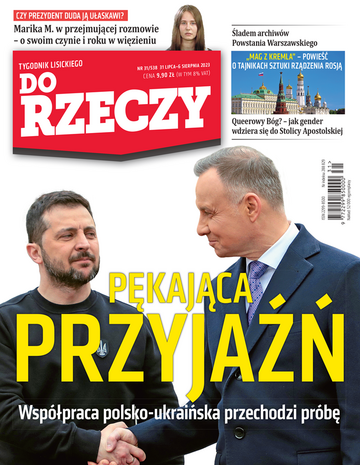 Okładka tygodnika „Do Rzeczy”, wydanie nr 31/2023 (538)