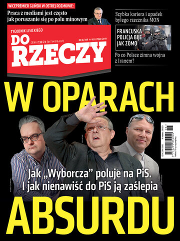 Okładka tygodnika „Do Rzeczy”, wydanie nr 6/2019 (309)