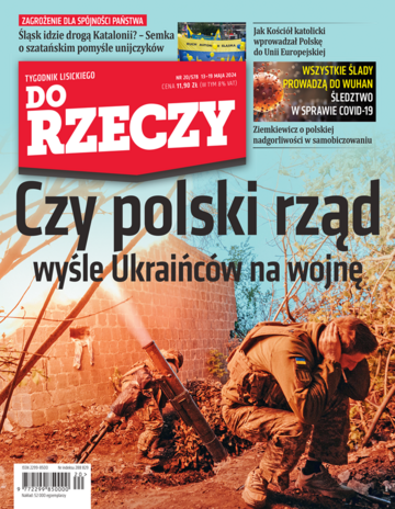 Okładka tygodnika „Do Rzeczy”, wydanie nr 20/2024 (578)