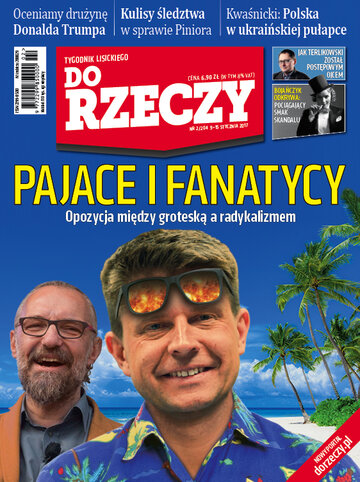 Okładka tygodnika „Do Rzeczy”, wydanie nr 2/2017 (204)