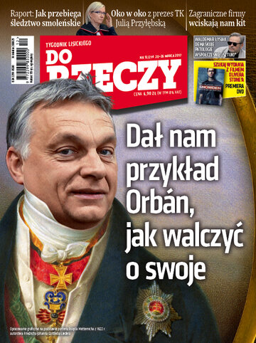 Okładka tygodnika „Do Rzeczy”, wydanie nr 12/2017 (214)