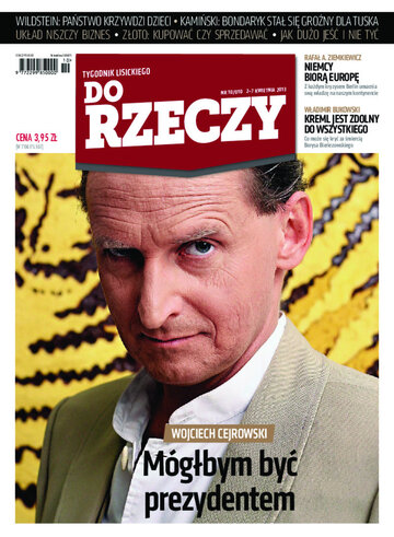 Okładka tygodnika „Do Rzeczy”, wydanie nr 10/2013 (10)